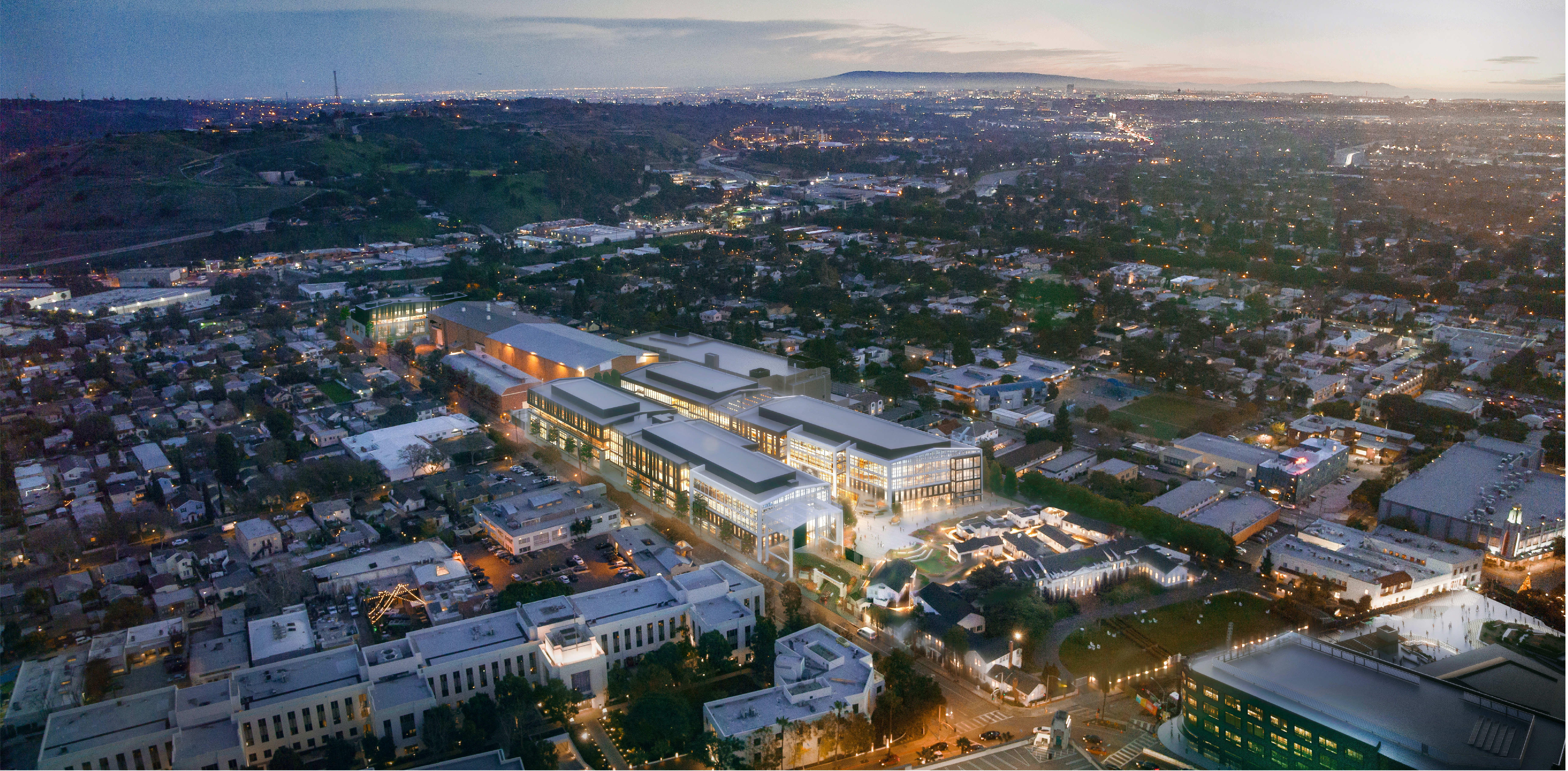 Hackman Capital Partners Amazon Studios aerial