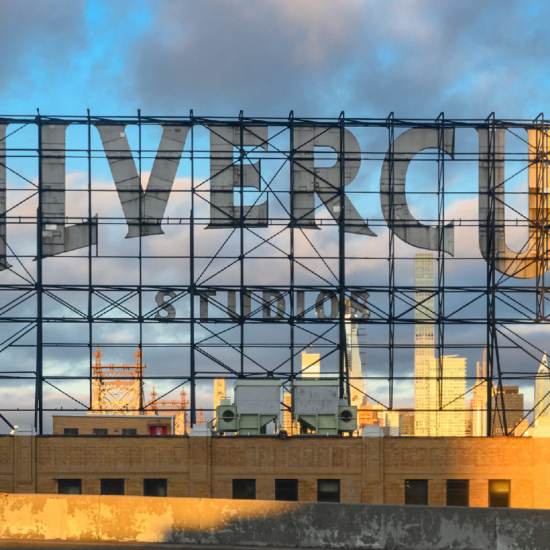 Hackman Capital Partners Silvercup Studios sign